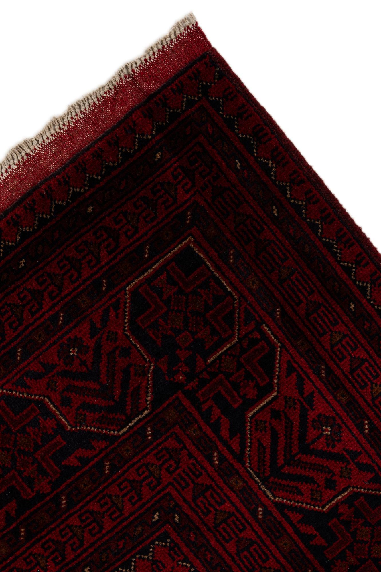 6' 7 x 10' Hand Knotted Khal Mohammadi Wool Rug