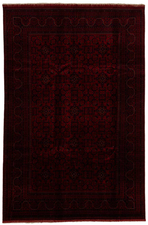 Detail image of 6' 7 x 10' Hand Knotted Khal Mohammadi Wool Rug