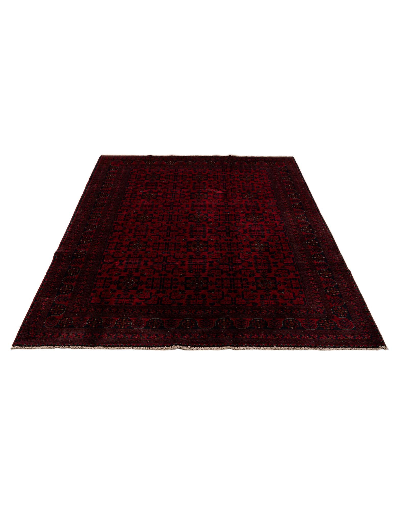 6' 8 x 9' 8 Hand Knotted Khal Mohammadi Wool Rug