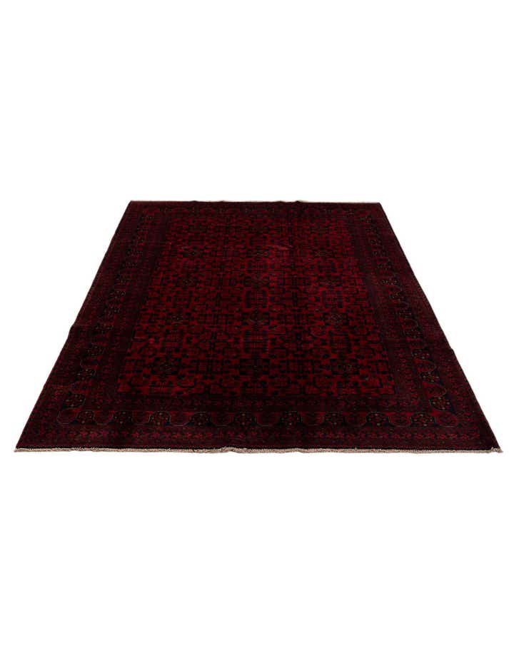 6' 8 x 9' 8 Hand Knotted Khal Mohammadi Wool Rug