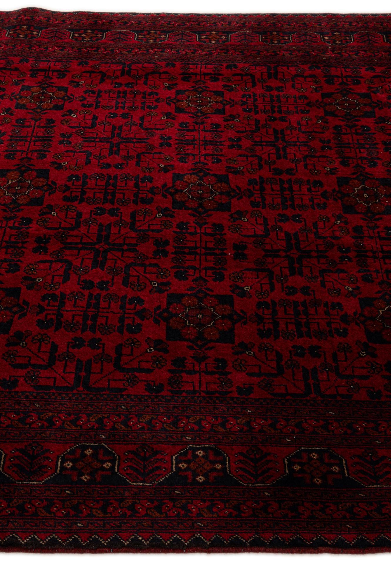 6' 8 x 9' 8 Hand Knotted Khal Mohammadi Wool Rug