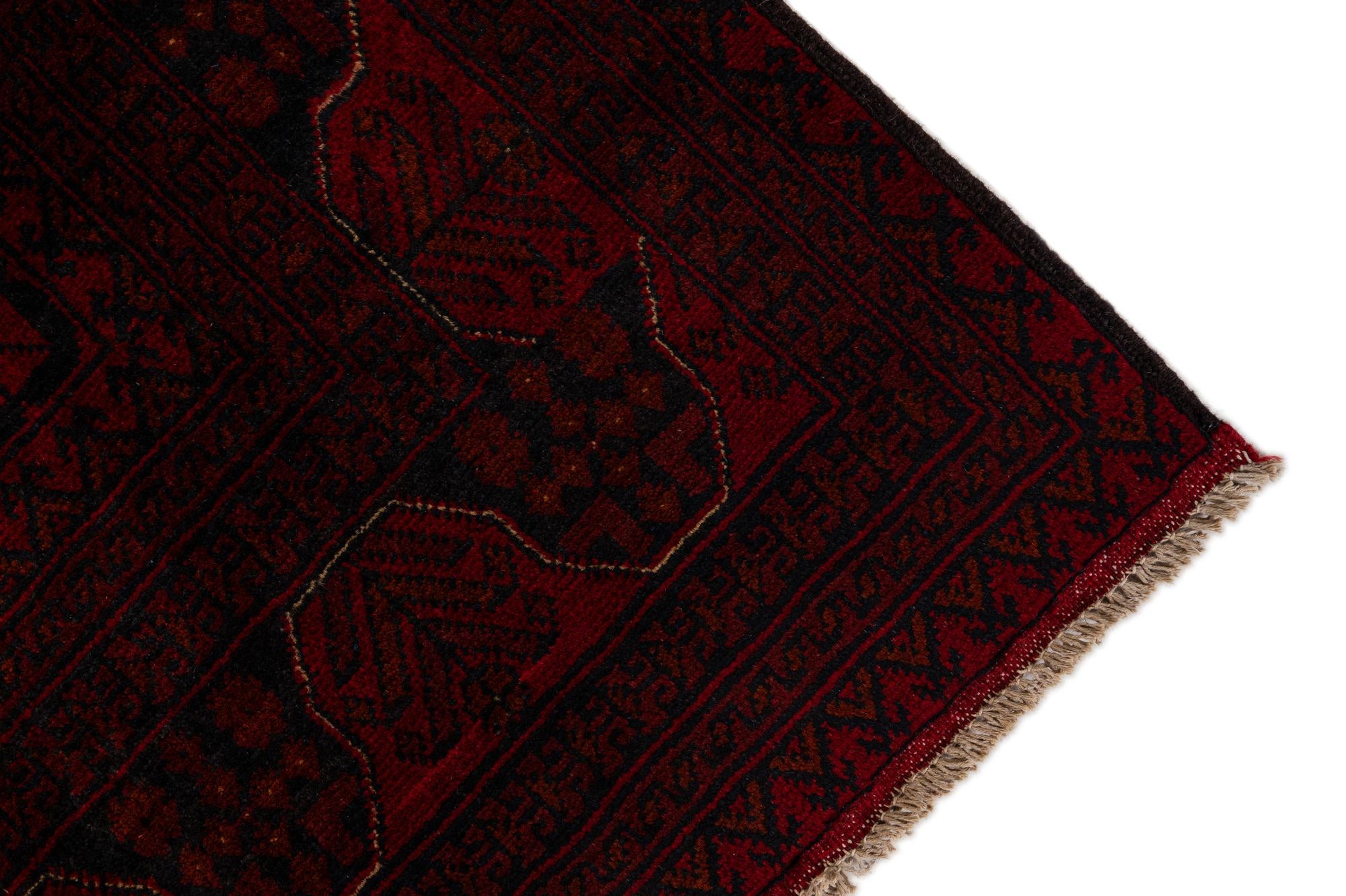 6' 7 x 9' 11 Hand Knotted Khal Mohammadi Wool Rug