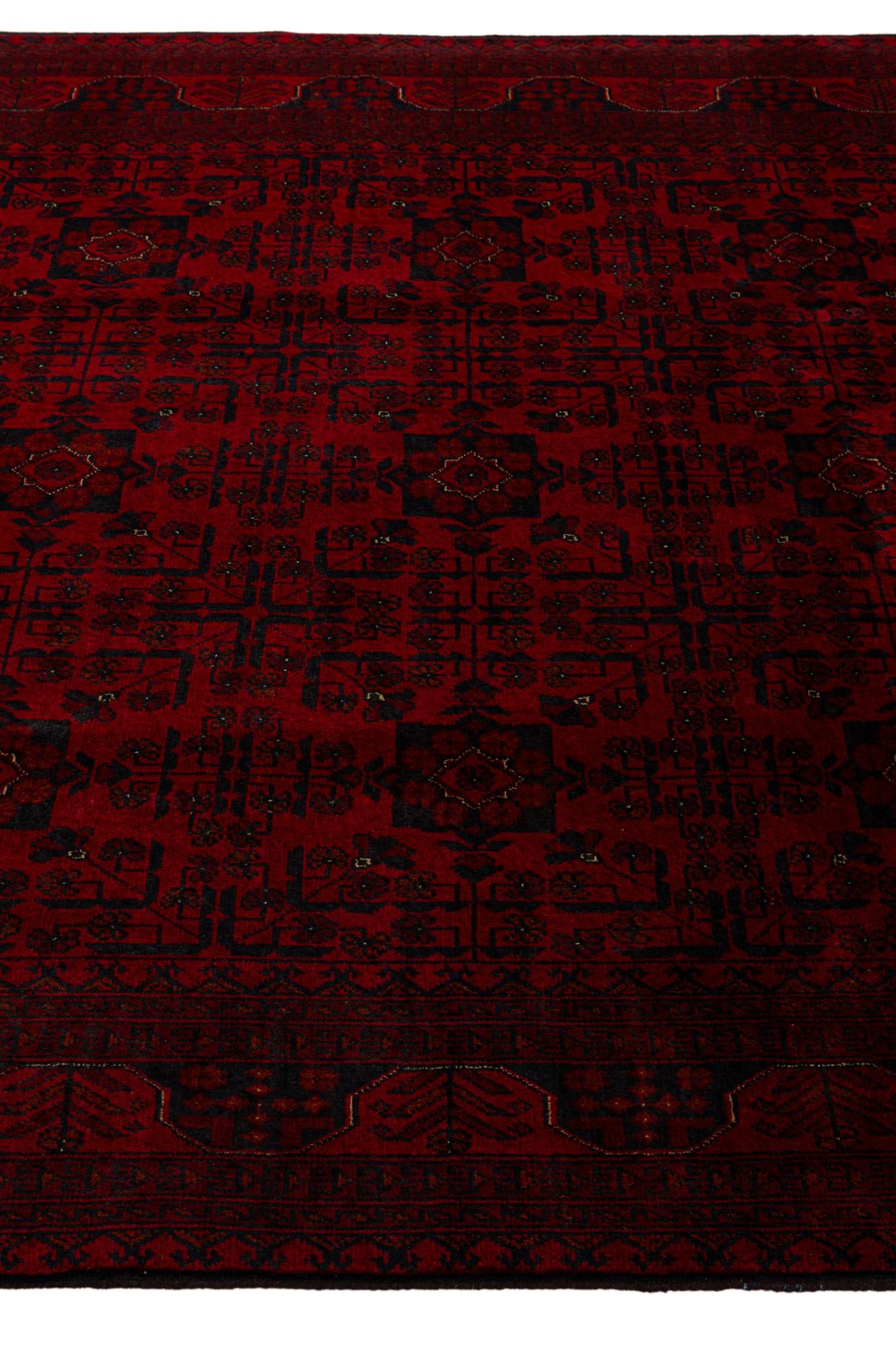 6' 7 x 9' 11 Hand Knotted Khal Mohammadi Wool Rug