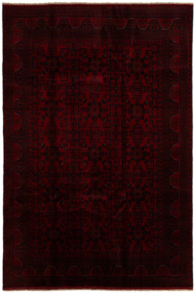 Detail image of 6' 7 x 9' 11 Hand Knotted Khal Mohammadi Wool Rug