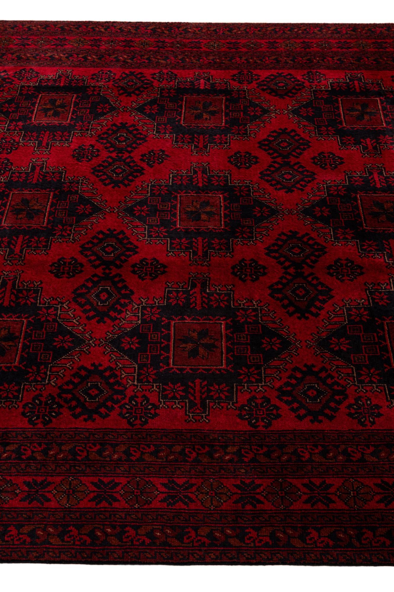 6' 8 x 9' 10 Hand Knotted Khal Mohammadi Wool Rug