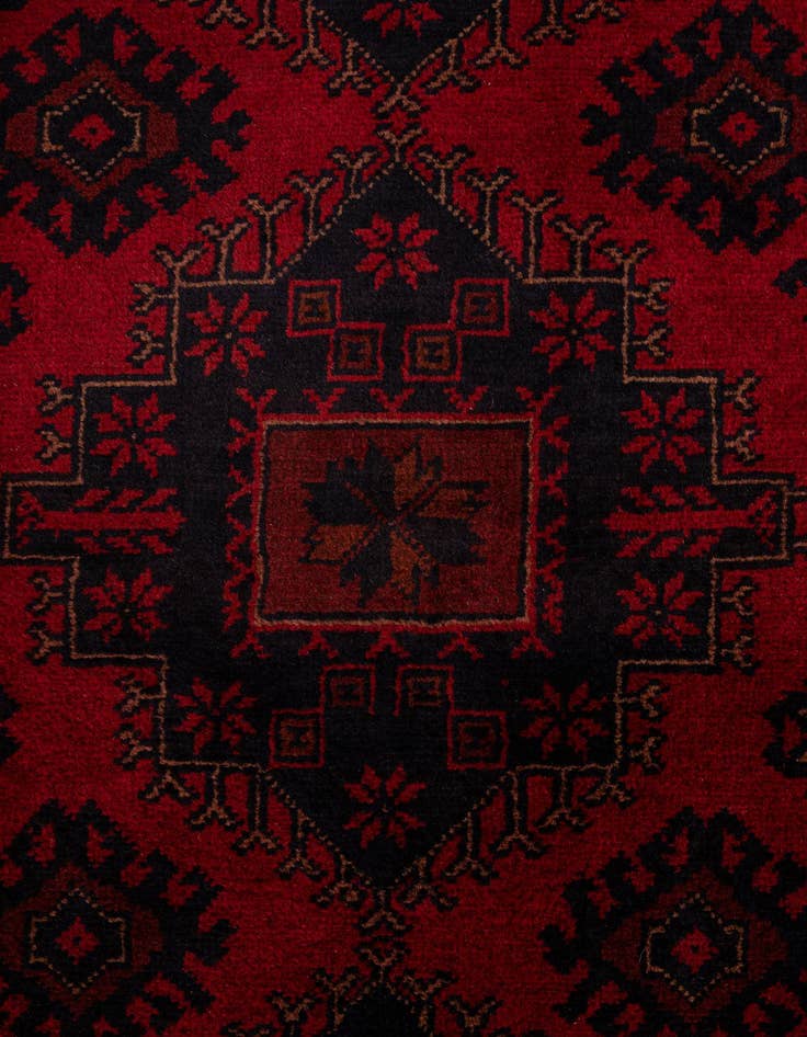 Detail image of 6' 8 x 9' 10  Hand Knotted Khal Mohammadi Wool Rug