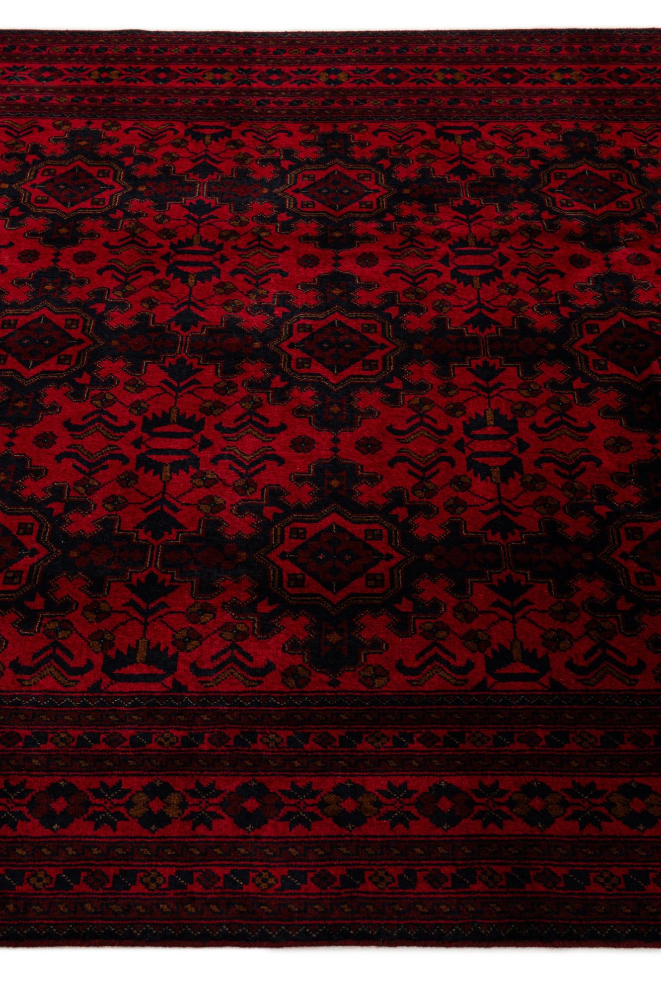 6' 6 x 9' 10 Hand Knotted Khal Mohammadi Wool Rug