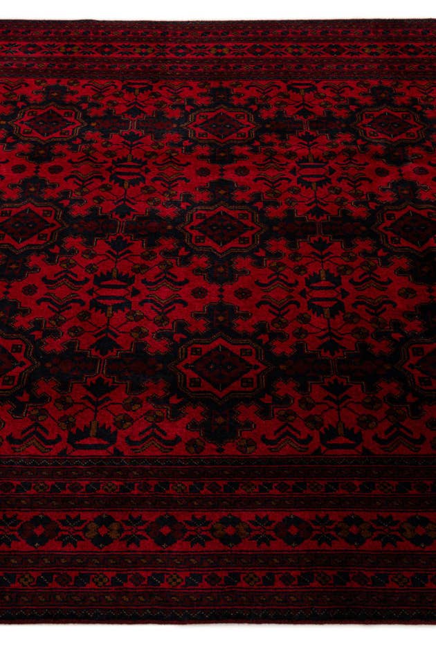 Detail image of 6' 6 x 9' 10 Hand Knotted Khal Mohammadi Wool Rug