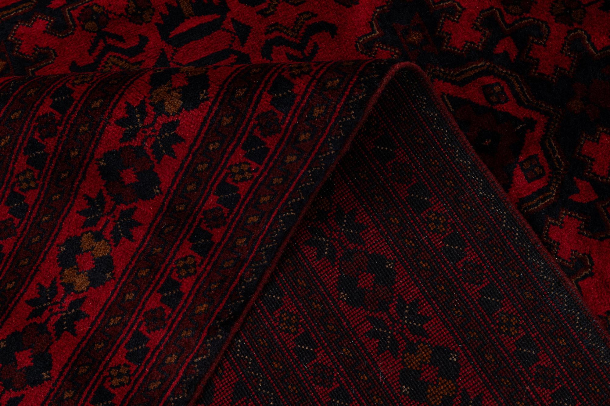 6' 6 x 9' 10 Hand Knotted Khal Mohammadi Wool Rug