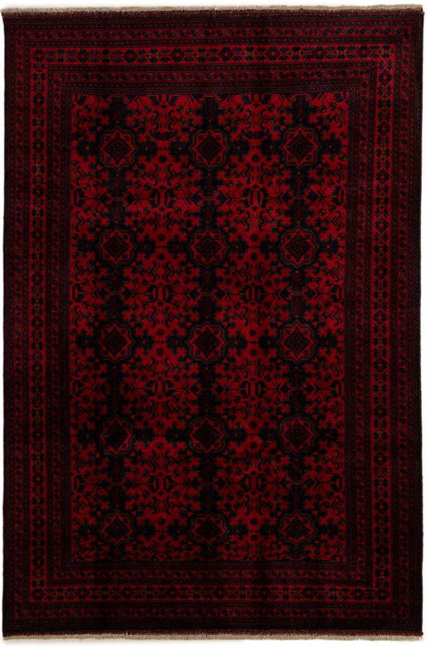 Detail image of 6' 6 x 9' 10 Hand Knotted Khal Mohammadi Wool Rug
