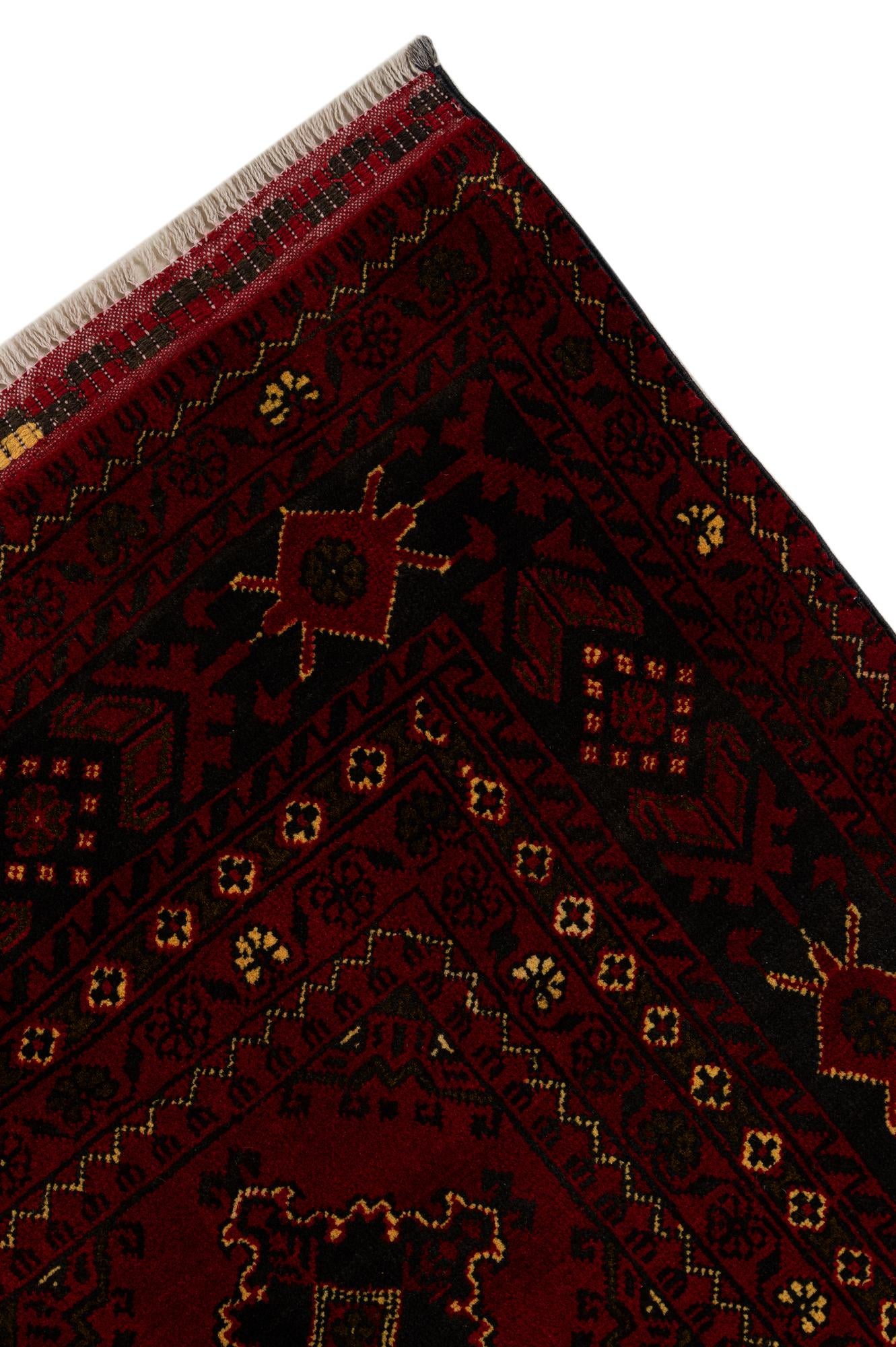 6' 7 x 9' 10 Hand Knotted Khal Mohammadi Wool Rug