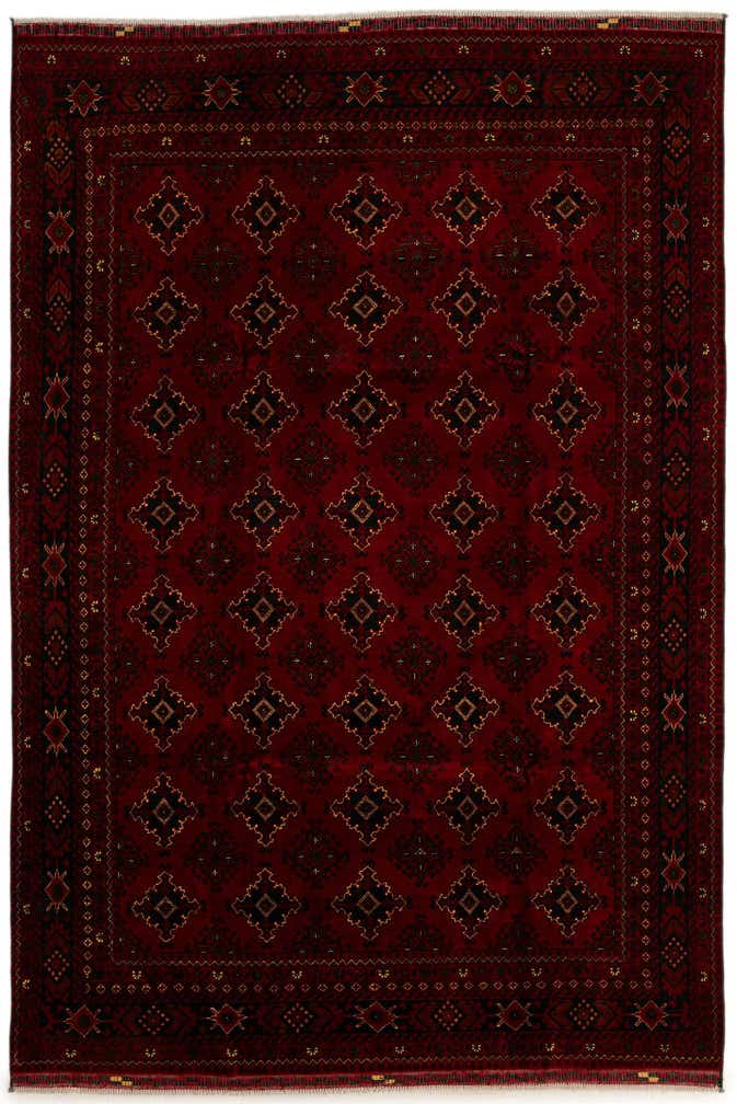6' 7 x 9' 10 Hand Knotted Khal Mohammadi Wool Rug