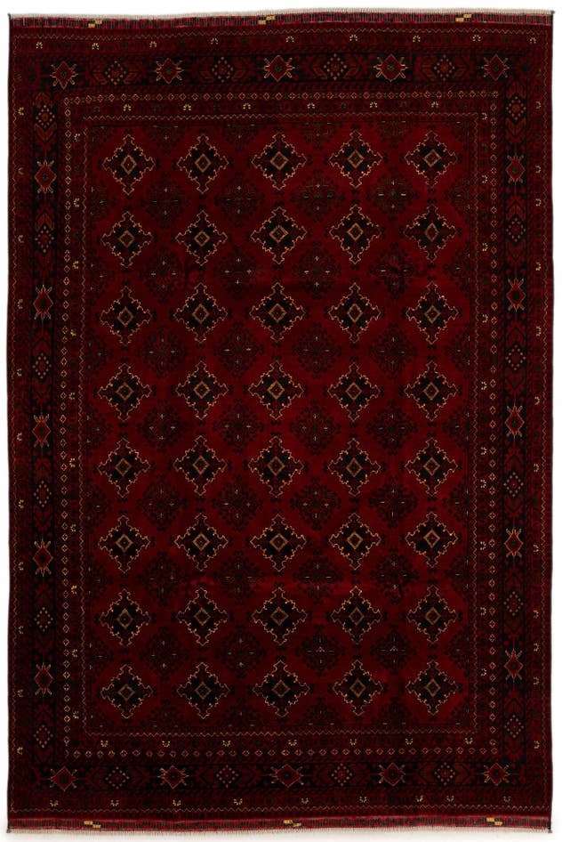 Detail image of 6' 7 x 9' 10 Hand Knotted Khal Mohammadi Wool Rug