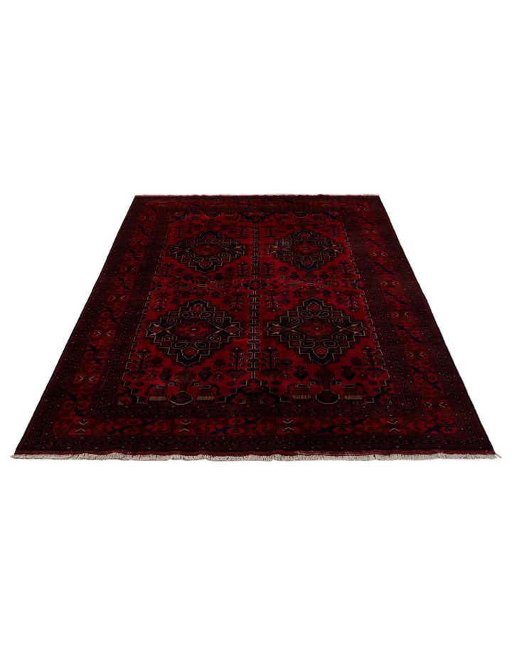 6' 7 x 9' 11 Hand Knotted Khal Mohammadi Wool Rug