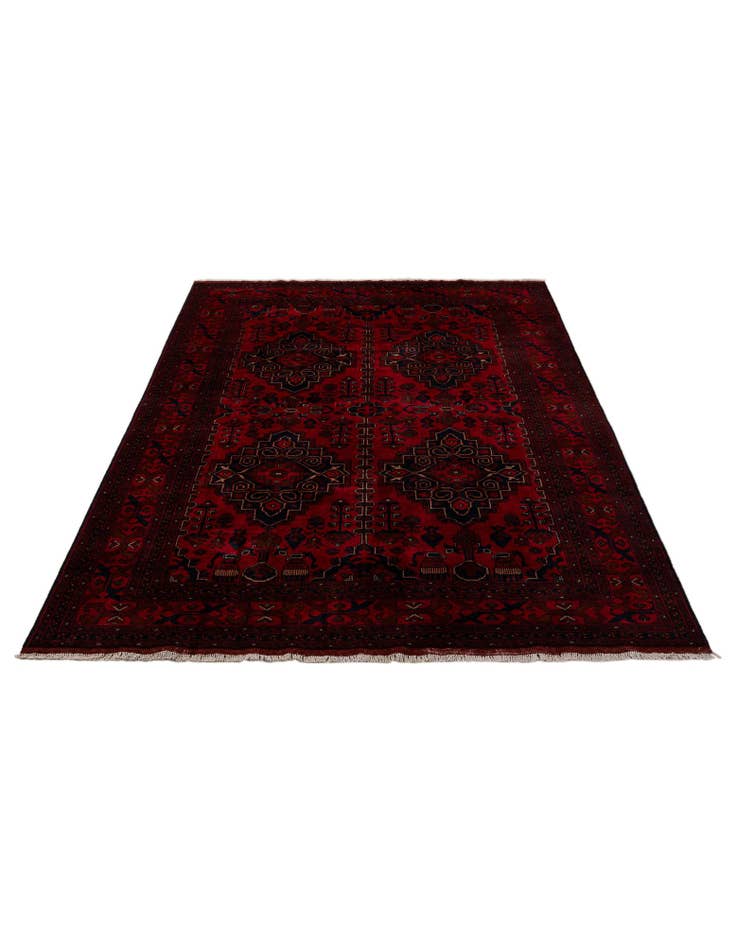 Detail image of 6' 7 x 9' 11 Hand Knotted Khal Mohammadi Wool Rug