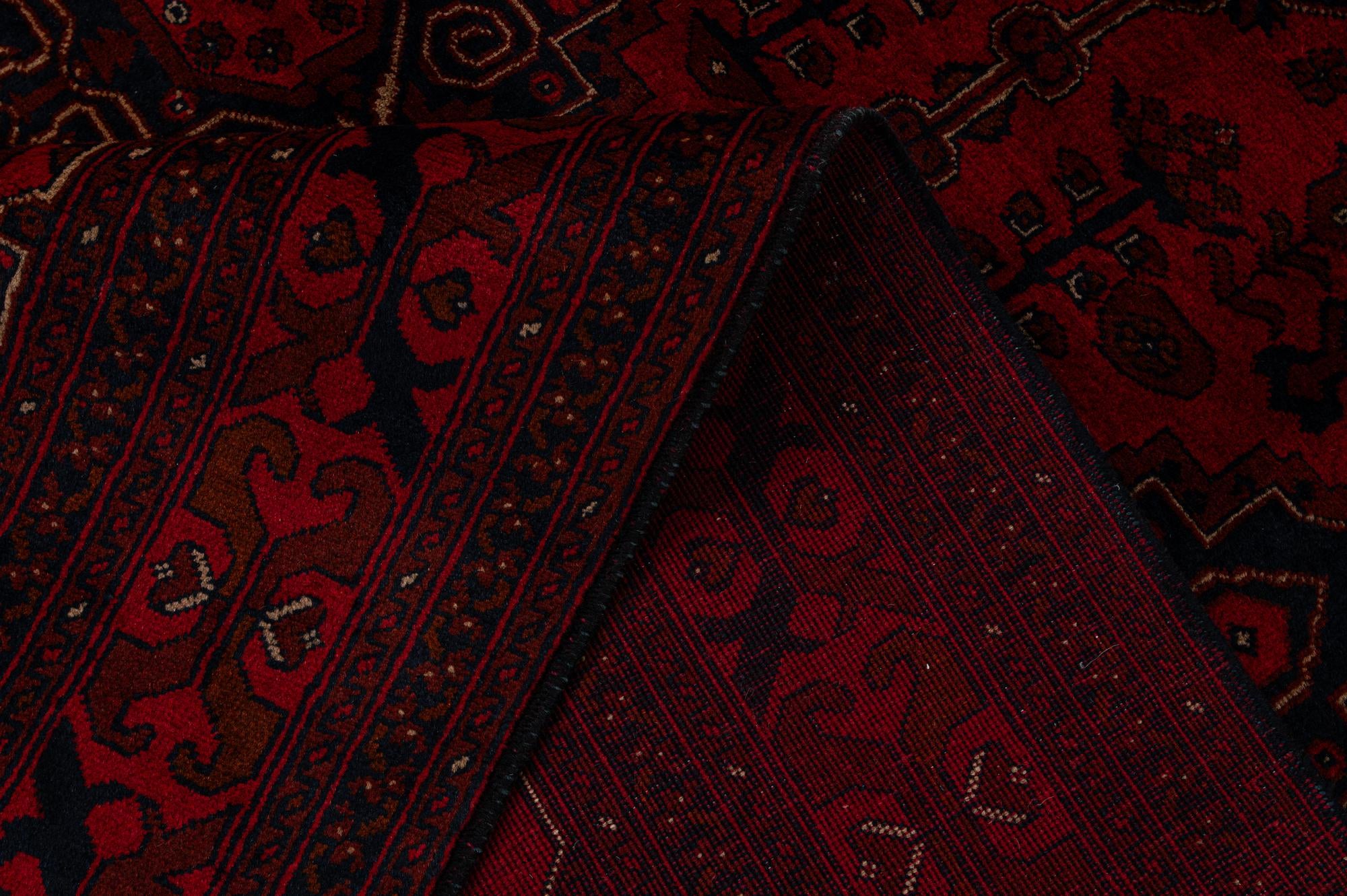 6' 7 x 9' 11 Hand Knotted Khal Mohammadi Wool Rug
