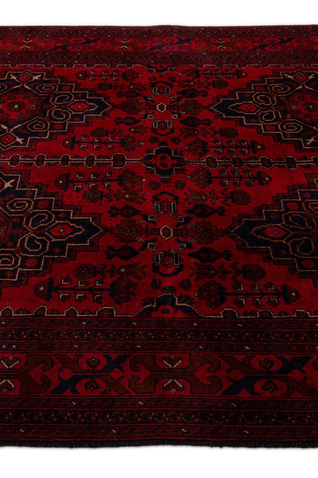 Detail image of 6' 7 x 9' 11 Hand Knotted Khal Mohammadi Wool Rug