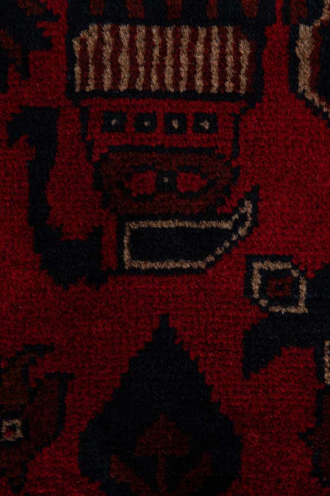 6' 7 x 9' 11 Hand Knotted Khal Mohammadi Wool Rug