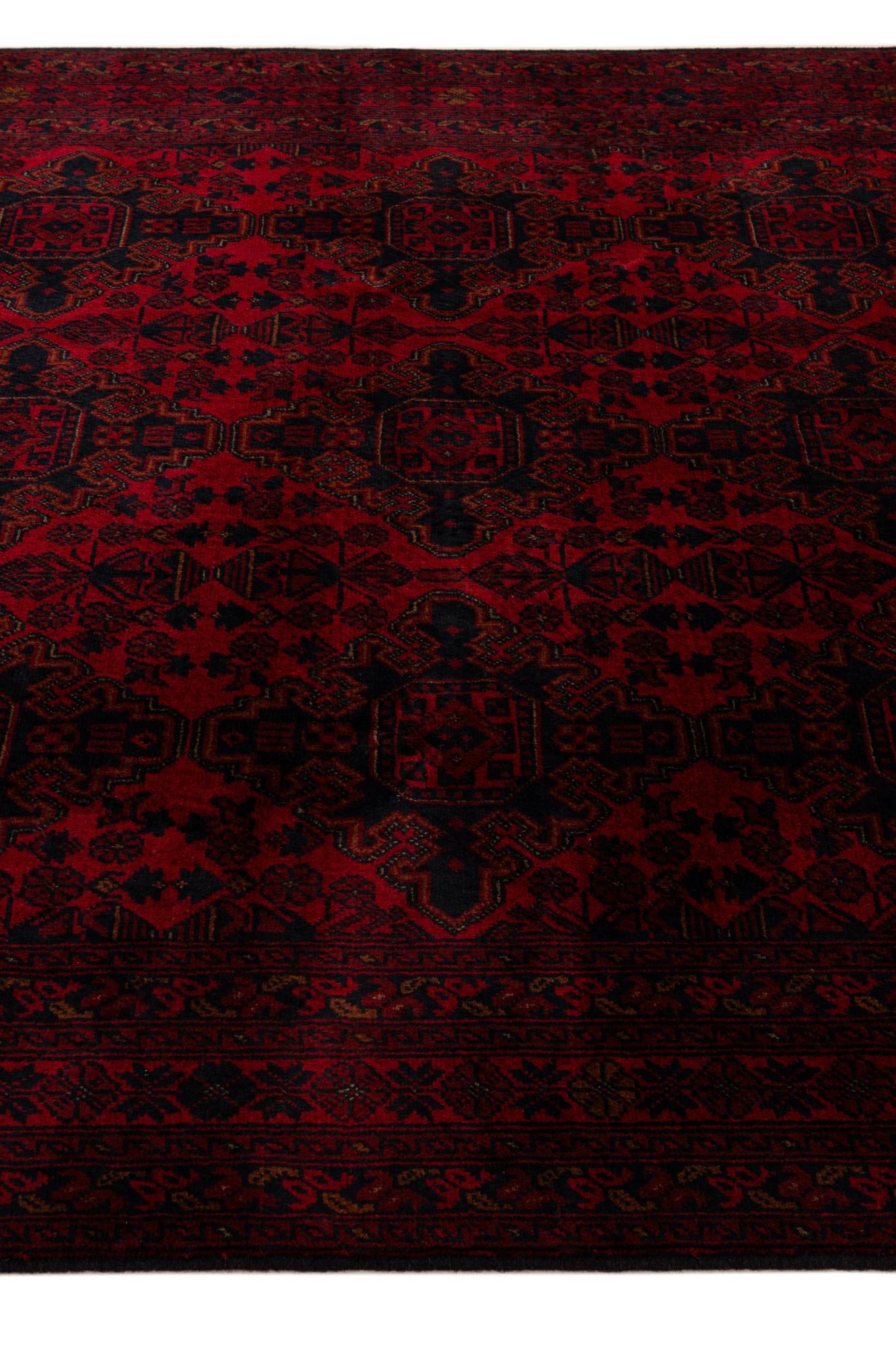 6' 7 x 9' 11 Hand Knotted Khal Mohammadi Wool Rug