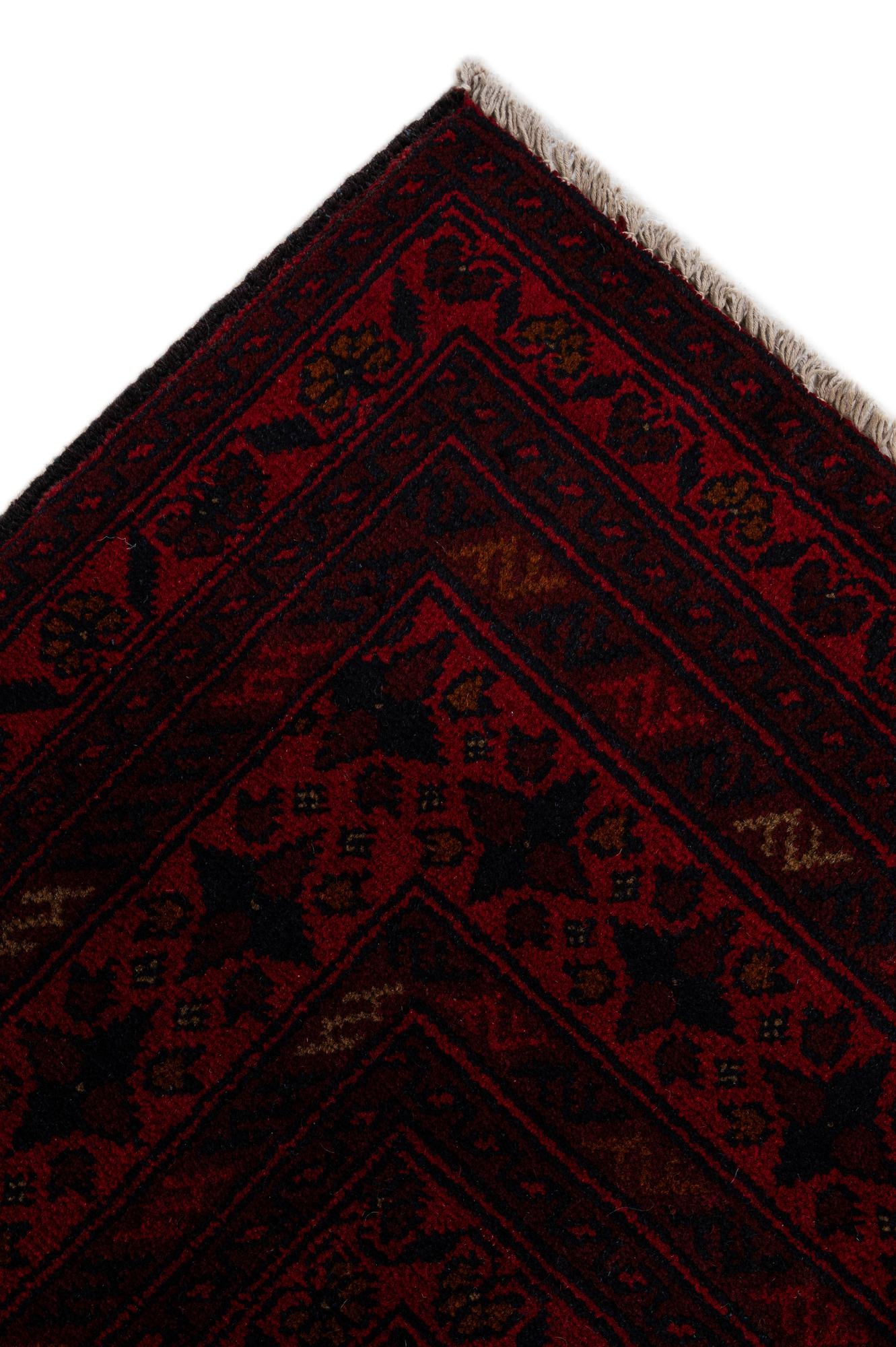 6' 9 x 9' 7 Hand Knotted Khal Mohammadi Wool Rug