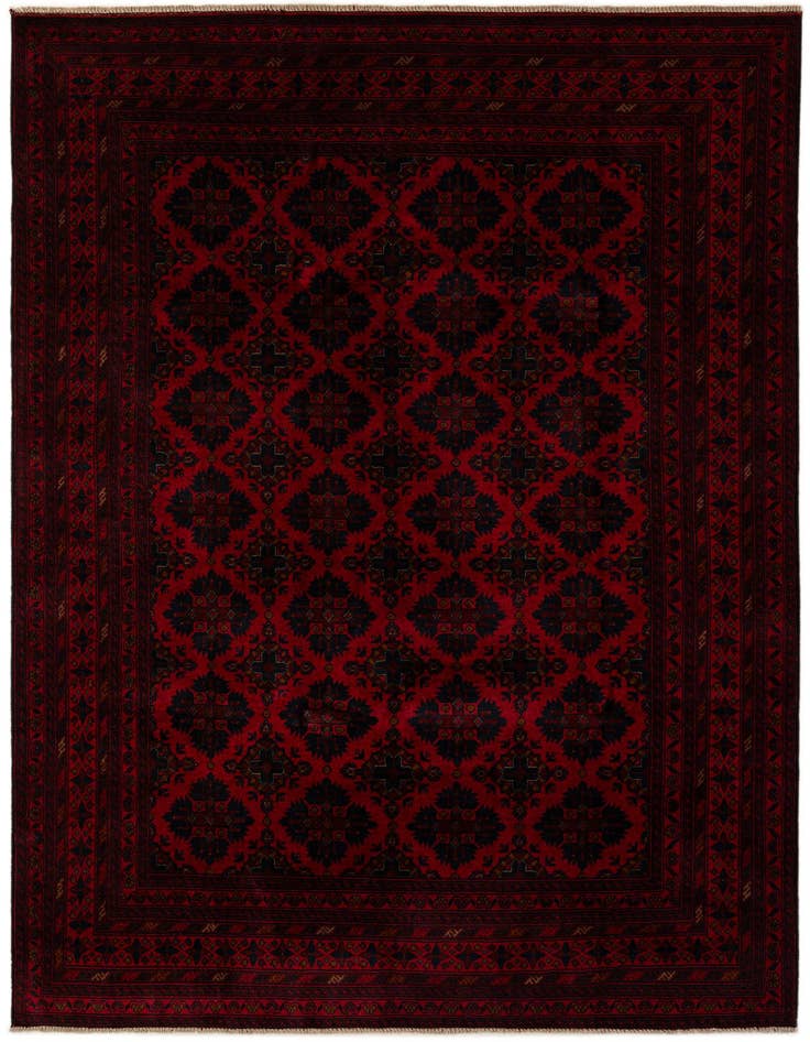 Detail image of 6' 9 x 9' 7 Hand Knotted Khal Mohammadi Wool Rug