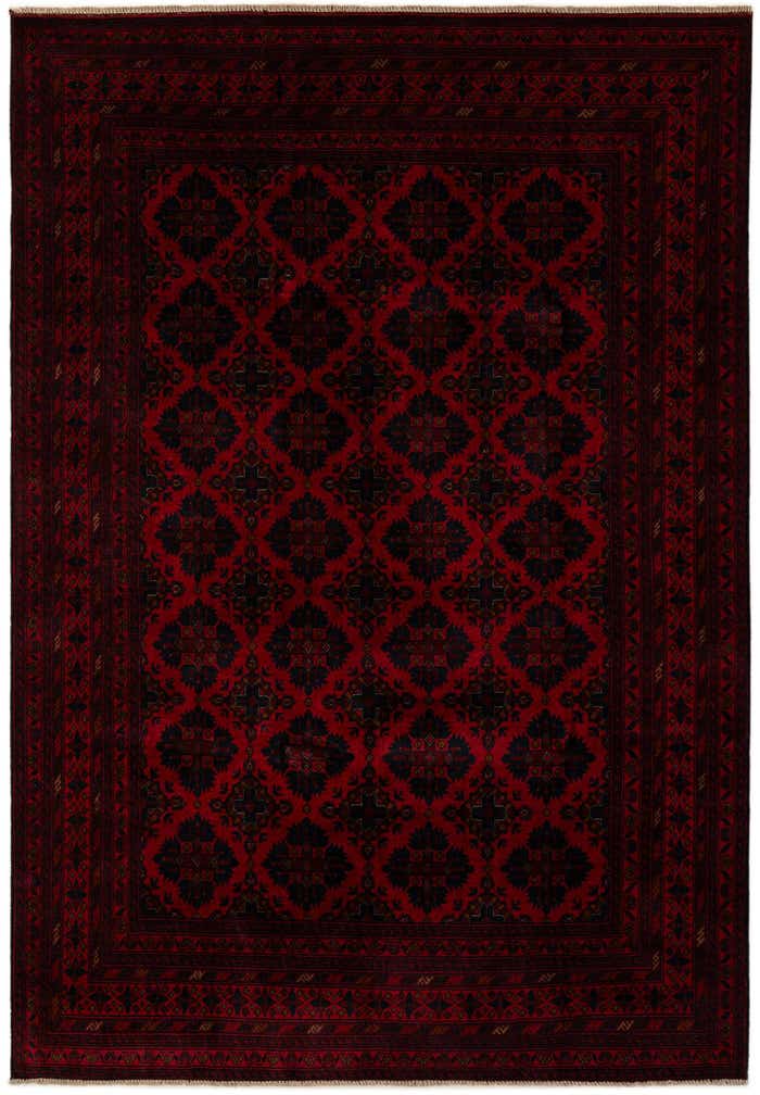 6' 9 x 9' 7 Hand Knotted Khal Mohammadi Wool Rug