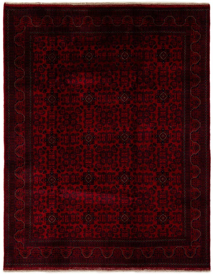 Detail image of 6' 5 x 9' 6 Hand Knotted Khal Mohammadi Wool Rug