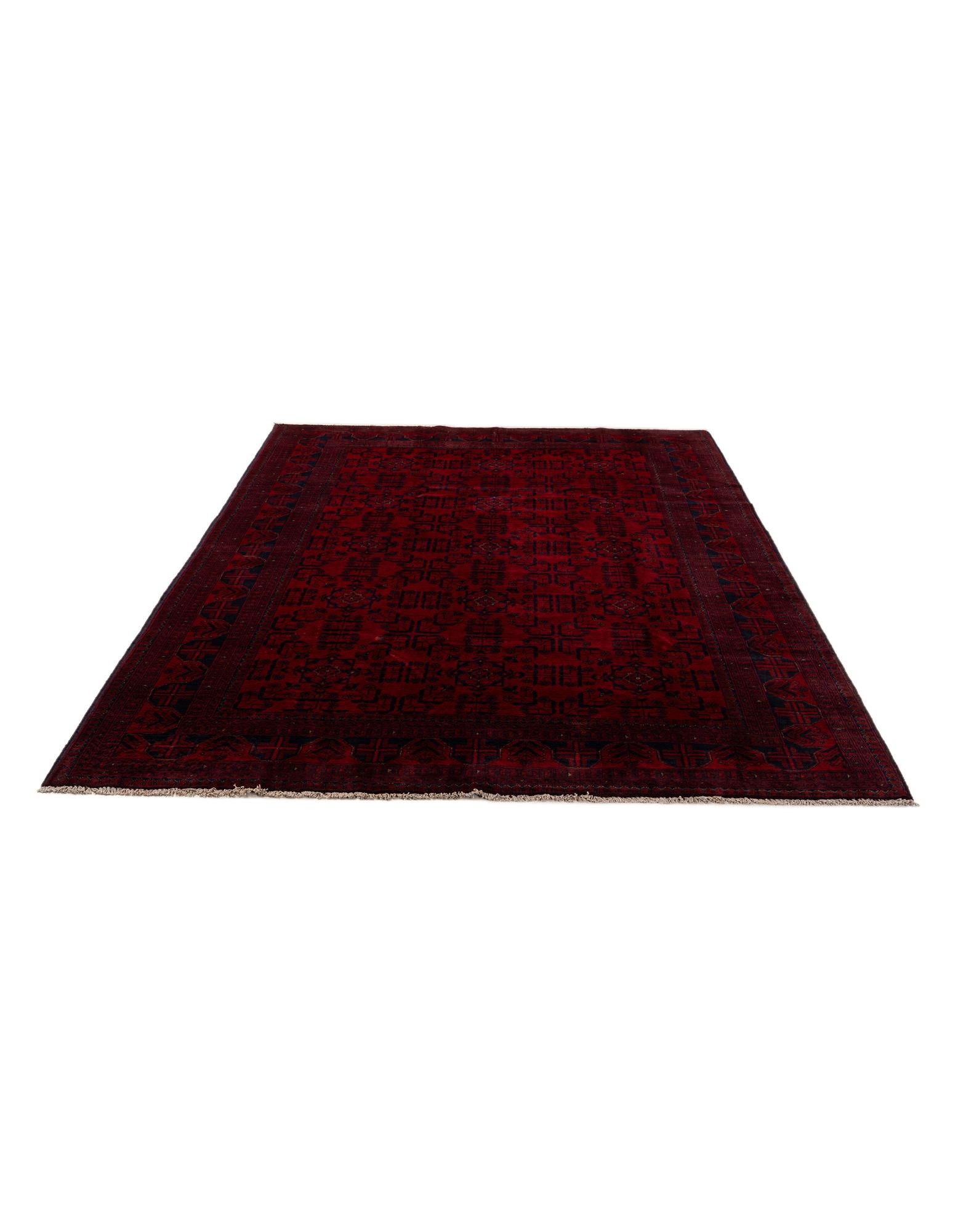 6' 10 x 9' 7 Hand Knotted Khal Mohammadi Wool Rug