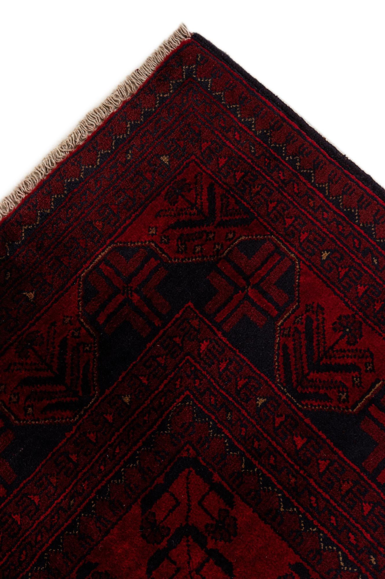 6' 10 x 9' 7 Hand Knotted Khal Mohammadi Wool Rug