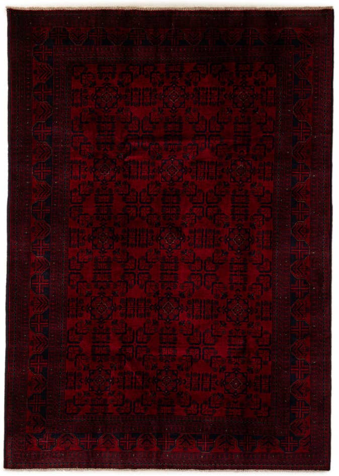 Detail image of 6' 10 x 9' 7 Hand Knotted Khal Mohammadi Wool Rug