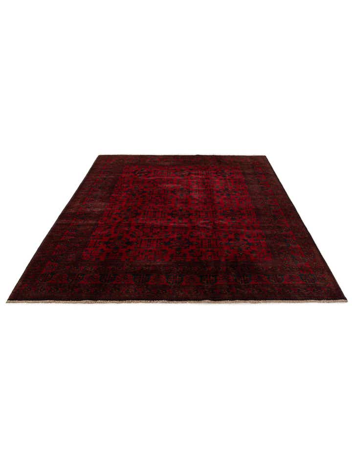 6' 9 x 9' 7 Hand Knotted Khal Mohammadi Wool Rug