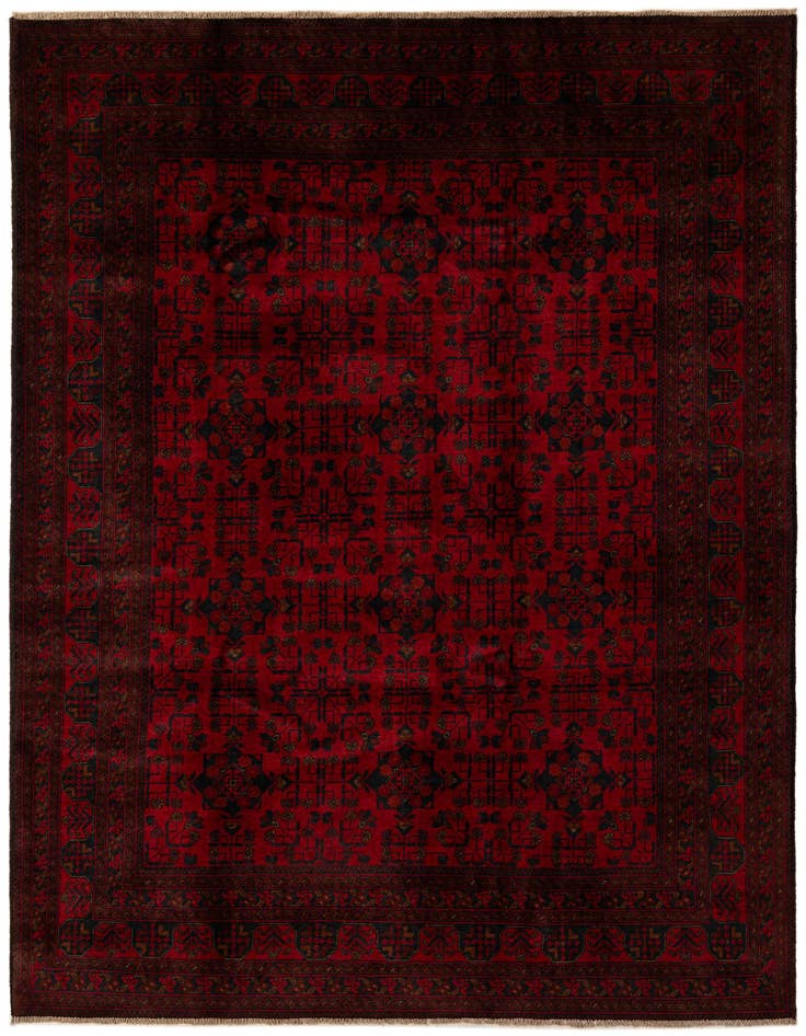 Detail image of 6' 9 x 9' 7 Hand Knotted Khal Mohammadi Wool Rug