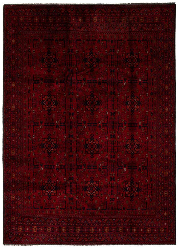 6' 8 x 9' 3 Hand Knotted Khal Mohammadi Wool Rug