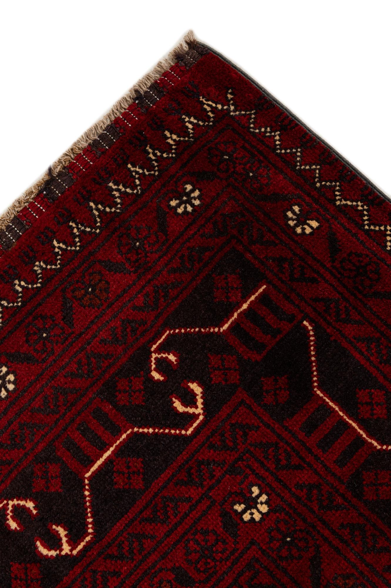 6' 5 x 9' 6 Hand Knotted Khal Mohammadi Wool Rug