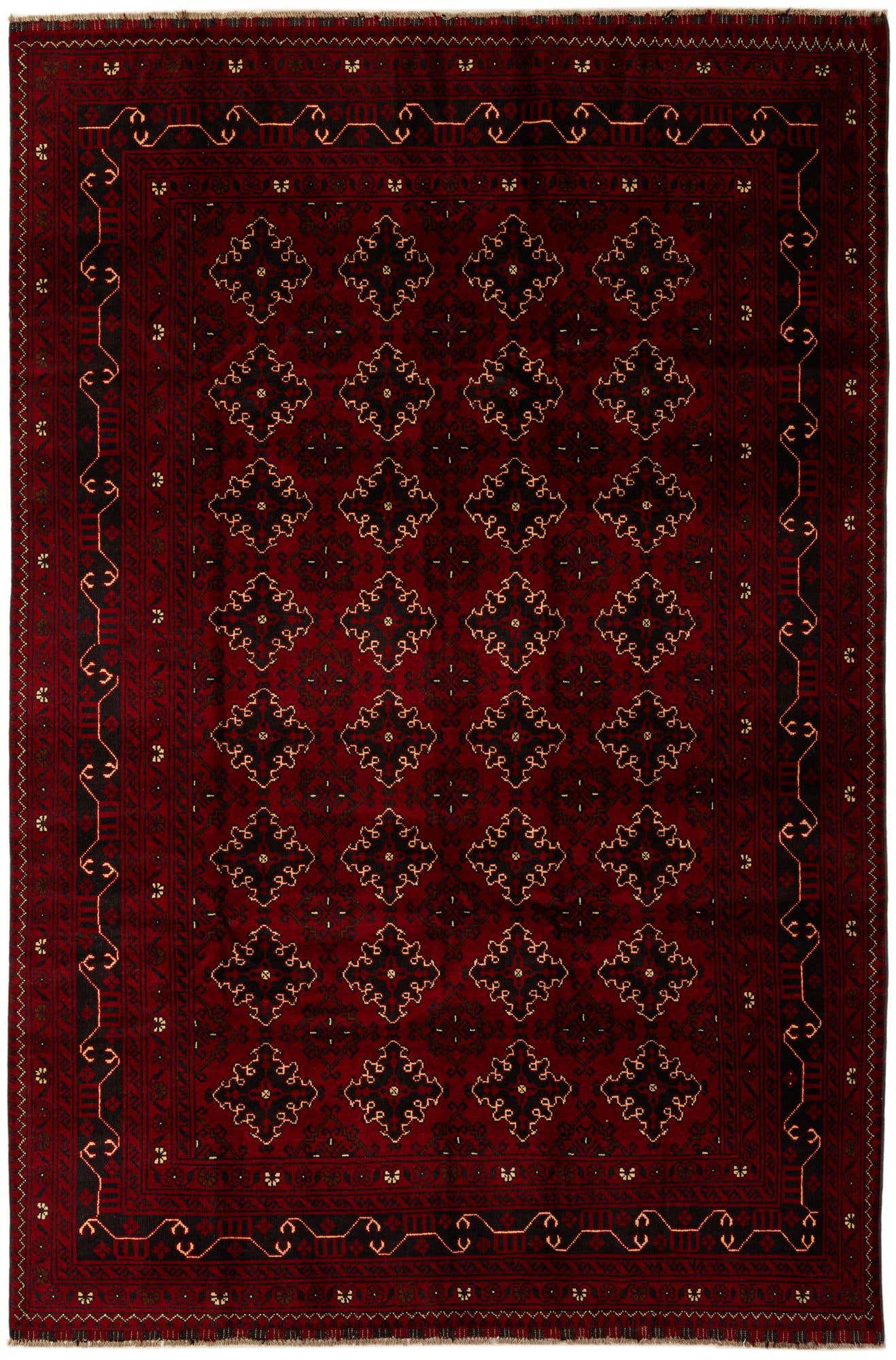 6' 5 x 9' 6 Hand Knotted Khal Mohammadi Wool Rug