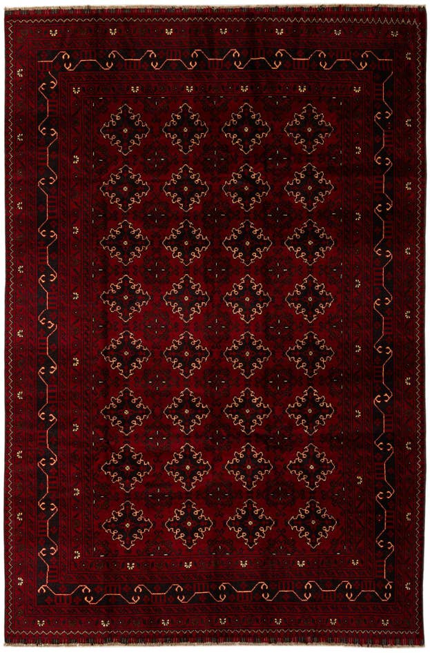Detail image of 6' 5 x 9' 6 Hand Knotted Khal Mohammadi Wool Rug