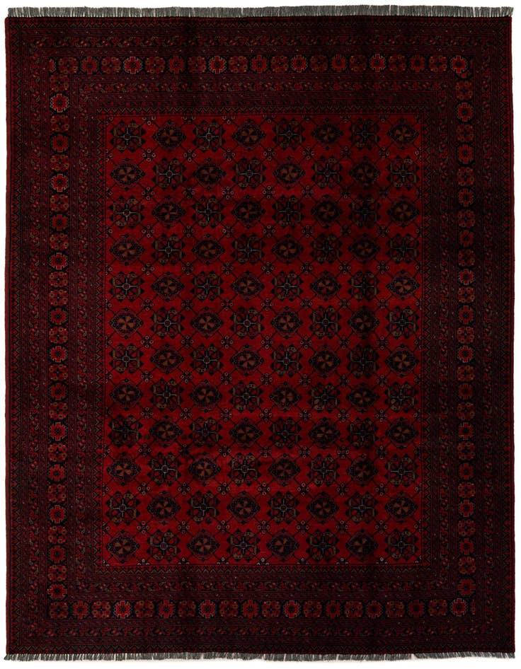 Detail image of 7' 3 x 9' 7 Hand Knotted Khal Mohammadi Wool Rug