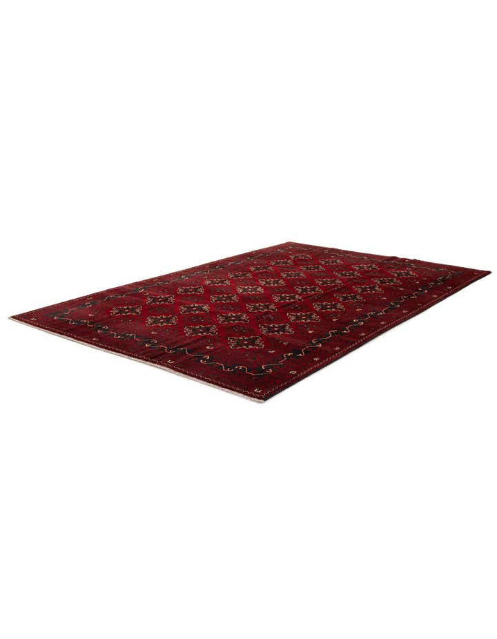 6' 4 x 9' 8 Hand Knotted Khal Mohammadi Wool Rug