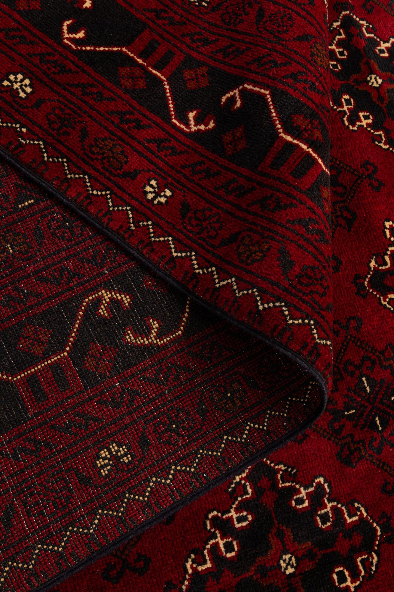 6' 4 x 9' 8 Hand Knotted Khal Mohammadi Wool Rug