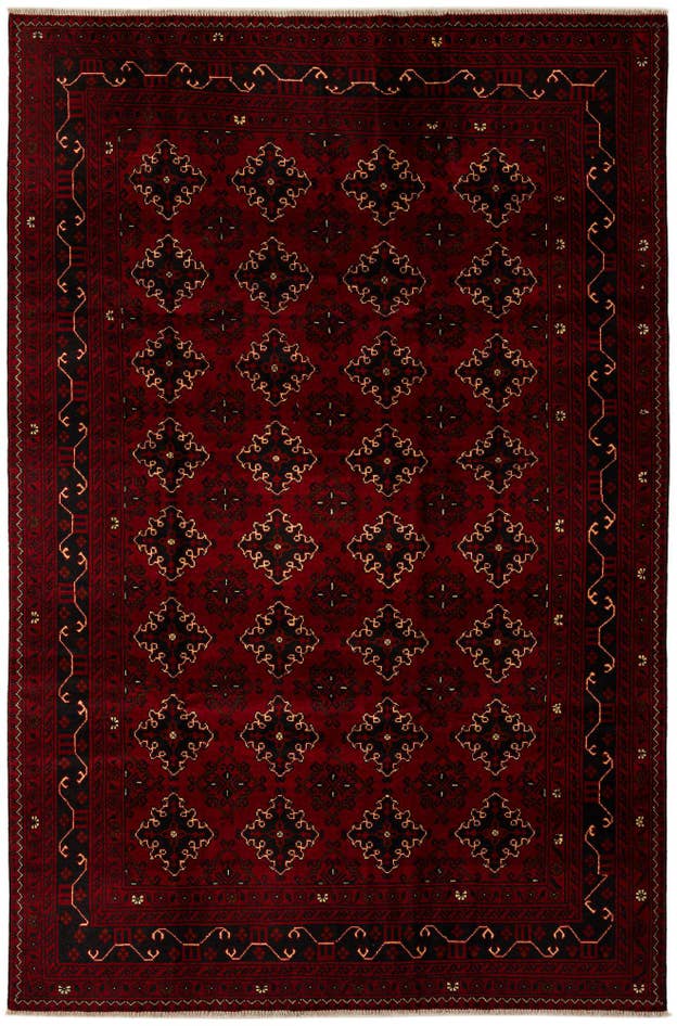 Detail image of 6' 4 x 9' 8 Hand Knotted Khal Mohammadi Wool Rug
