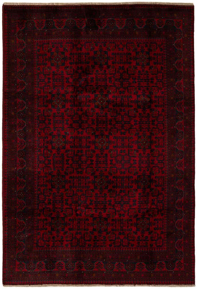 6' 9 x 9' 9 Hand Knotted Khal Mohammadi Wool Rug