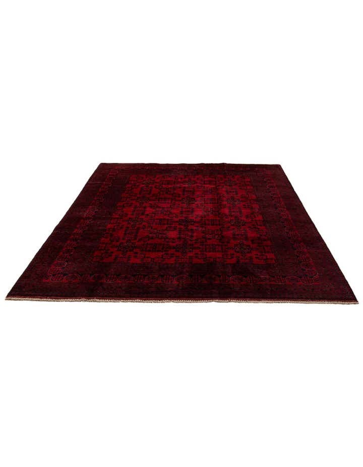 6' 8 x 9' 7 Hand Knotted Khal Mohammadi Wool Rug