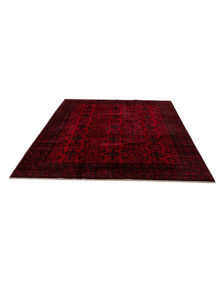 6' 8 x 9' 5 Hand Knotted Khal Mohammadi Wool Rug