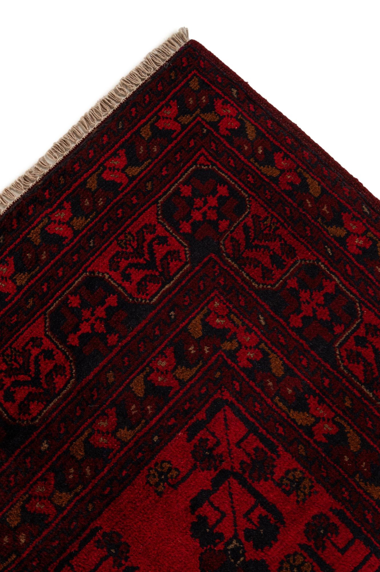 6' 8 x 9' 5 Hand Knotted Khal Mohammadi Wool Rug
