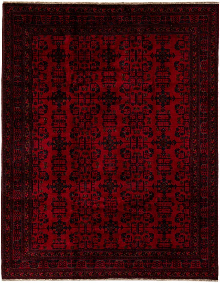 Detail image of 6' 8 x 9' 5 Hand Knotted Khal Mohammadi Wool Rug