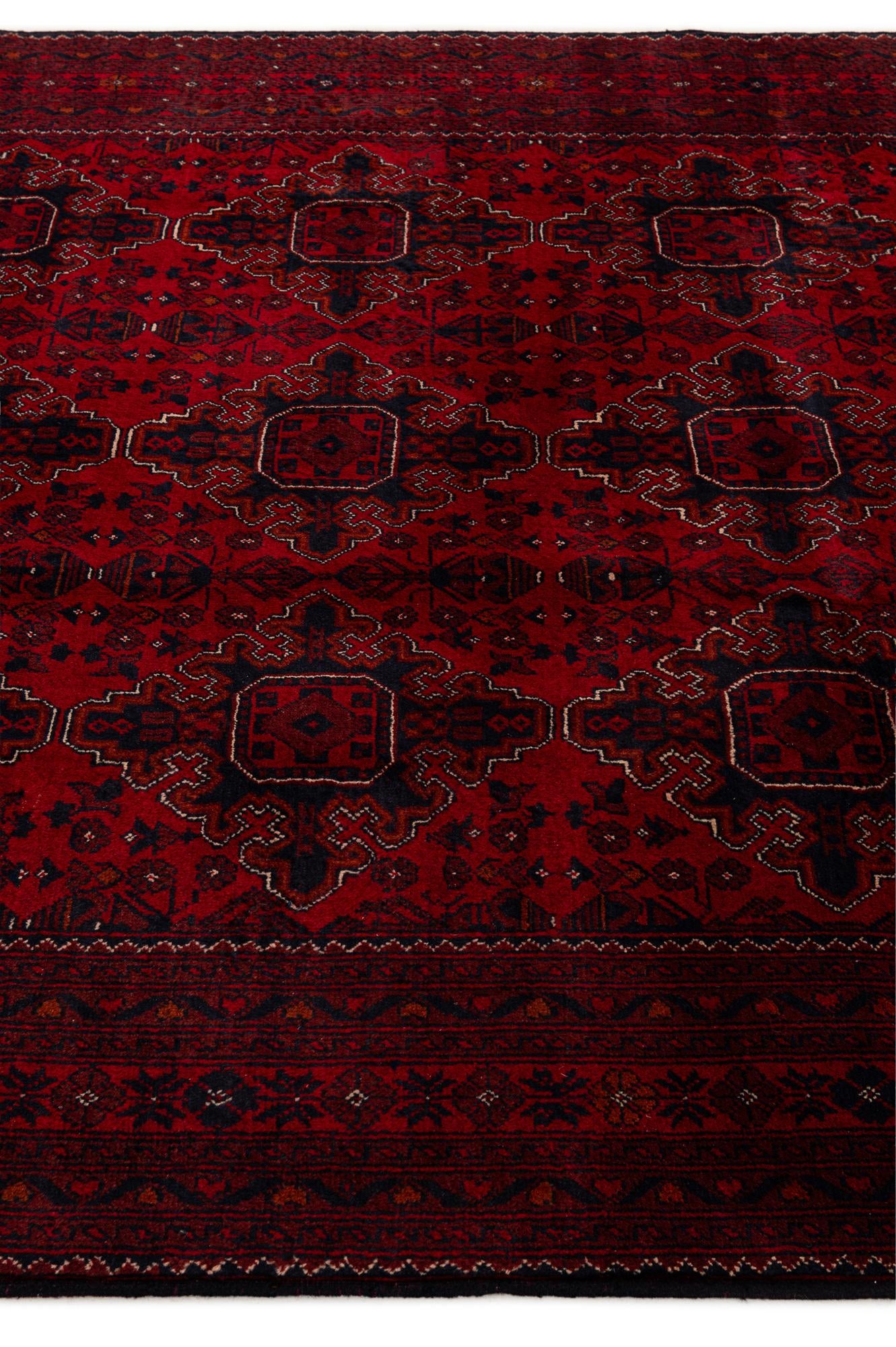 6' 6 x 9' 7 Hand Knotted Khal Mohammadi Wool Rug