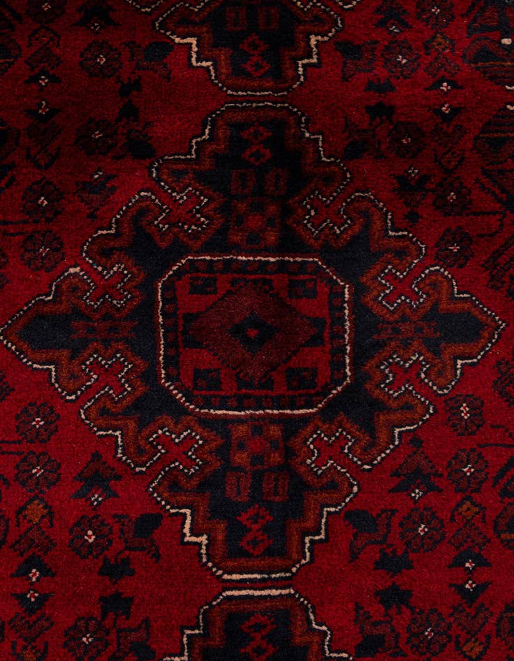 Detail image of 6' 6 x 9' 7  Hand Knotted Khal Mohammadi Wool Rug