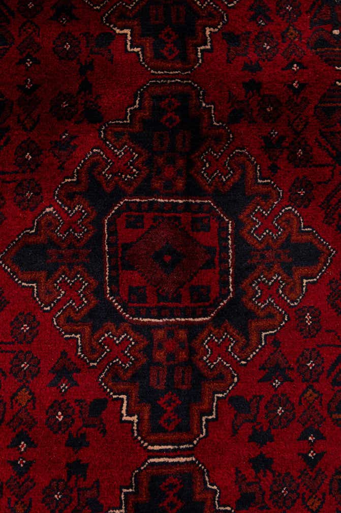 6' 6 x 9' 7 Hand Knotted Khal Mohammadi Wool Rug
