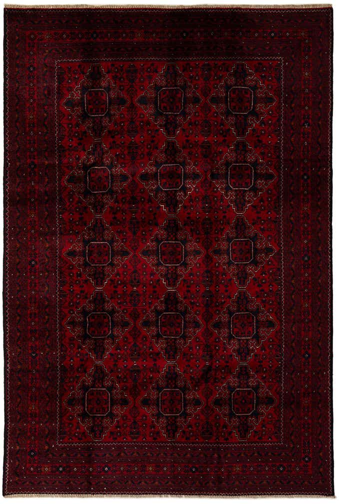 6' 6 x 9' 7 Hand Knotted Khal Mohammadi Wool Rug