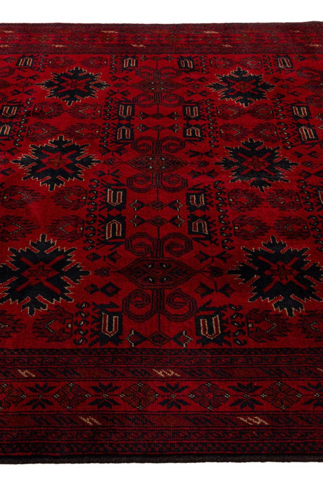 Detail image of 6' 9 x 9' 10 Hand Knotted Khal Mohammadi Wool Rug